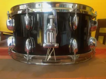 Yamaha Musashi Oak Snare Drum Transparent Black Oak 13 x 6.5