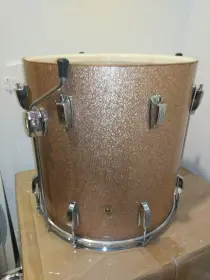 60's Ludwig floor tom champagne sparkle