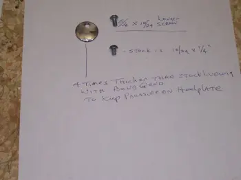 Need Washer for SK Heel Plate