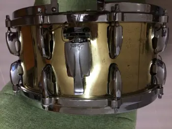 90's Pearl B-5314D 14&quot;x6.5&quot; Brass Snare