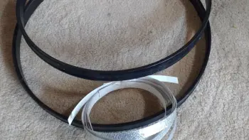 Getsch 20 inch Bass Drum Hoops, Round badge era