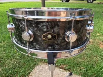 1958 George Way 5.5x14 Snare Drum Black Diamond Pearl