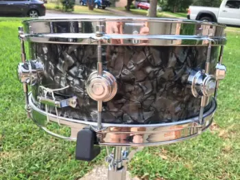 1958 George Way 5.5x14 Snare Drum Black Diamond Pearl