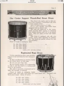 Restoring 16&quot; Ludwig 20s Special Order