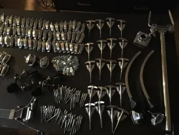 ~ HUGE Vintage Ludwig Parts Lot ~ Just about everything.