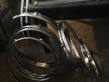 ~ HUGE Vintage Ludwig Parts Lot ~ Just about everything.