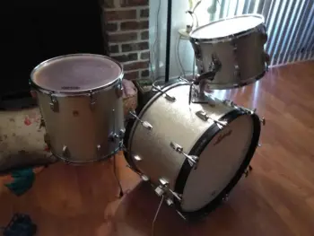 Ludwig Silver Sparkle Drums