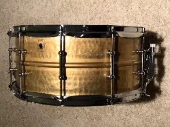 Ludwig 6.5x14 Hammered Brass Snare!