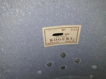 Rogers Black Diamond Pearl Drums