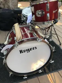 Rogers Red sparkle Drums