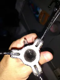 Tip for better security on older Ludwig flat base stands without the &quot;collar&quot;
