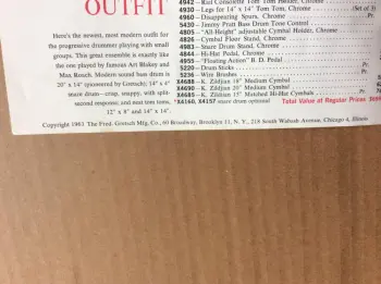 Gretsch 1961 and 1963 drum catalogs wanted