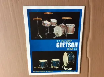 Gretsch 1961 and 1963 drum catalogs wanted