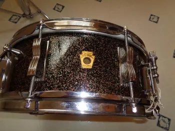 Vintage early 60’s Ludwig Jazz Festival 5” x 14” snare drum in (Rare!) Galaxy Sparkle