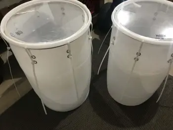 Two 18 in floor toms for under $10.