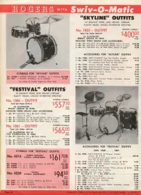 Rogers Eagle Badge Drums