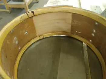 Slingerland shell repair