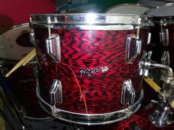 Rogers Red Onyx Drums Complete