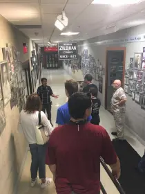 Getting a tour of Zildjian today!
