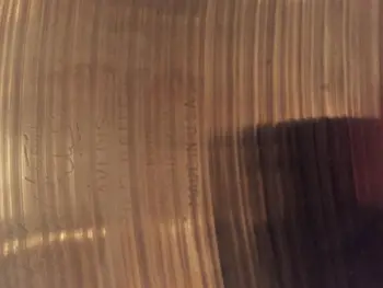 70s-era Zildjian 21 inch ride. Rock Ride?