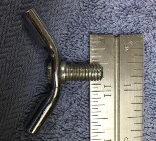 Rogers 60s era wing nut for Swivomatic swan-legged snare stand