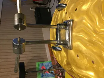 Slingerland 9x12 Tom Yellow (Gold) Satin Flame