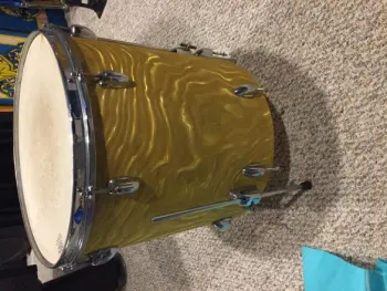 Slingerland 9x12 Tom Yellow (Gold) Satin Flame
