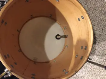 Slingerland 9x12 Tom Yellow (Gold) Satin Flame