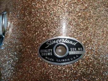 1960's Slingerland 8x12 Champagne sparkle
