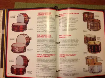 My 80's Ludwig Dealer binder