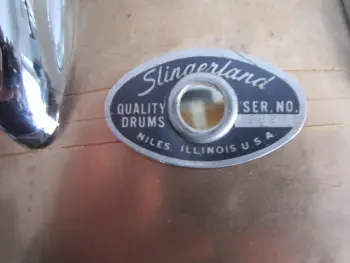 Strange Slingerland snare.