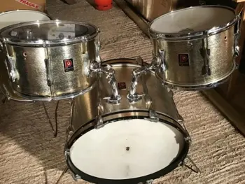 Vintage Premier 303 Drums 1972 Golden Sun