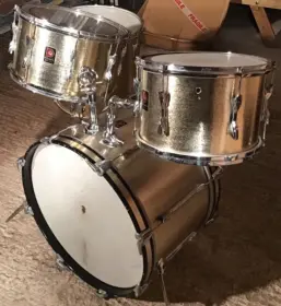 Vintage Premier 303 Drums 1972 Golden Sun