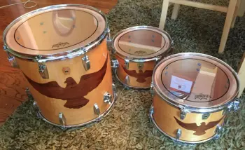 Ludwig 75th Anniversary &quot;Eagle&quot; Kit for Sale on Ebay-Big Beat Configuration