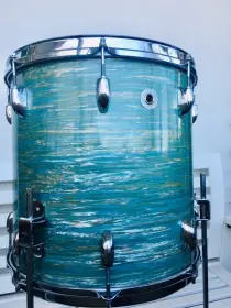 1968 Walberg &amp; Auge Perfection Jazz Outfit in Rogers Blue Strata Pearl 20/14/12/14