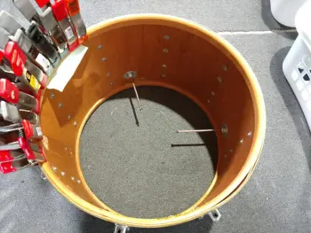 Which separated first, the shell or the re-ring?