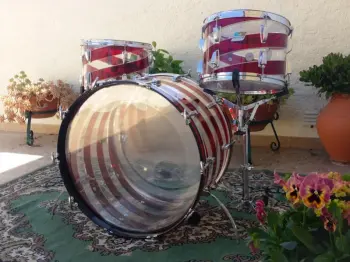 70's Ludwig Vistalite restoration