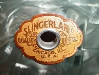 *1937-39 SLINGERLAND 8 x 14 BLACK DIAMOND PEARL BERNIE MATTISON RADIO KING MODEL