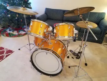 1968 Ludwig Hollywood Gold Sparkle