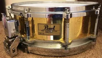 Vintage Pearl Free Floating Brass Snare Drum..Help.