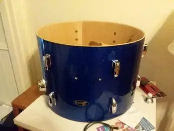 60's Pearl bass drum restoration - LONG time coming!