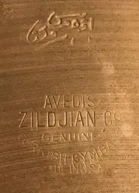 Post your Pre-trans Stamp Avedis Zildjians