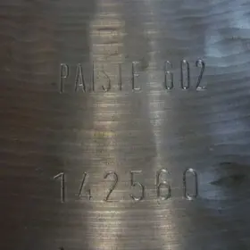 How to date Black Label Paiste 2002 Cymbals