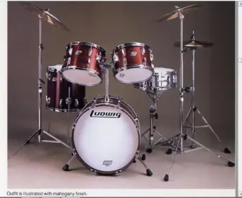 Identification...Ludwig Thermogloss Over Natural Mahogany?