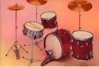 Identification...Ludwig Thermogloss Over Natural Mahogany?