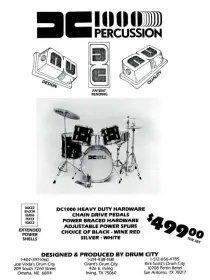 DC1000 Drums (Remo?)