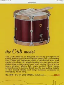 13" snare to rack tom project