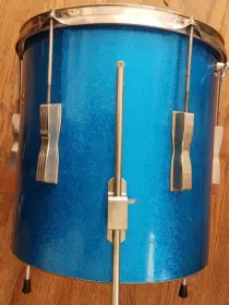 '60s Ludwig 14x14" Club Date Floor Tom Blue Sparkle