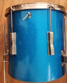 '60s Ludwig 14x14" Club Date Floor Tom Blue Sparkle