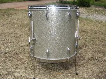 Vintage gretsch stop sign badge floor tom